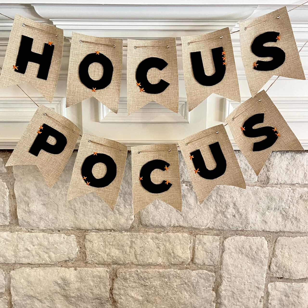 Hocus Pocus Halloween Felt Banner with Lauren Hill @ProbablySketch